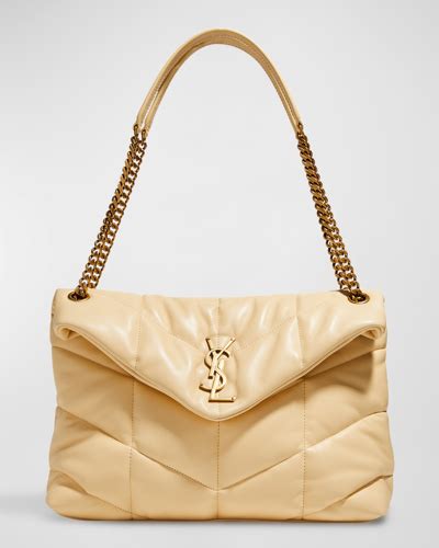 borsa puffer ysl|YSL puffer medium vanilla.